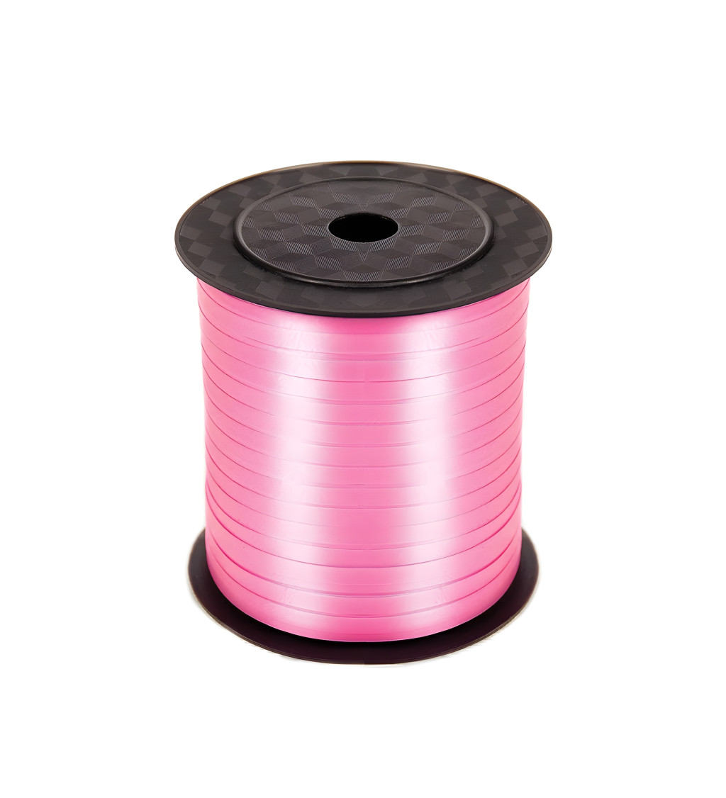 Světlé růžová dekorativní stuha na balónky