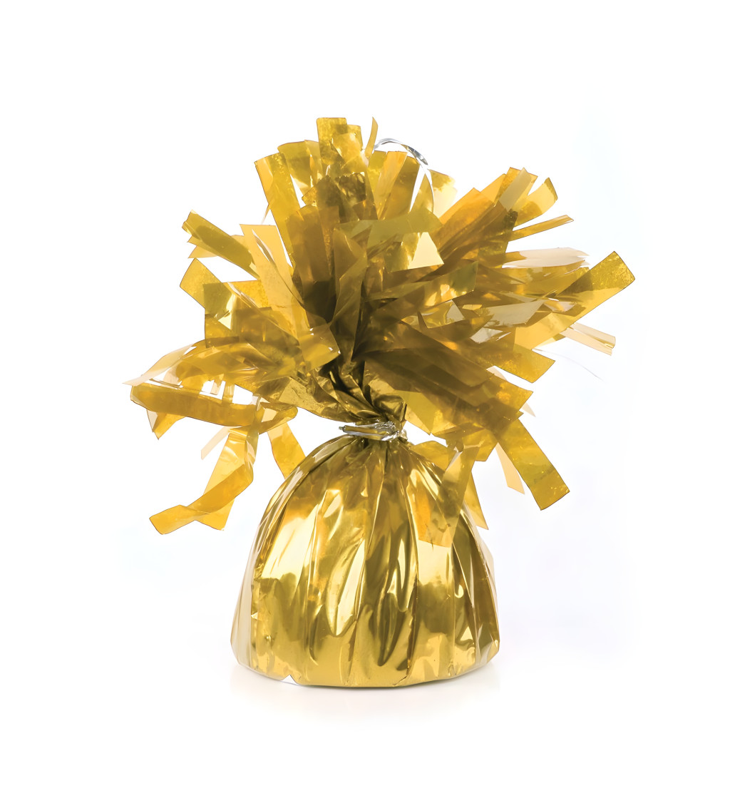 Zlaté závaží na balónky