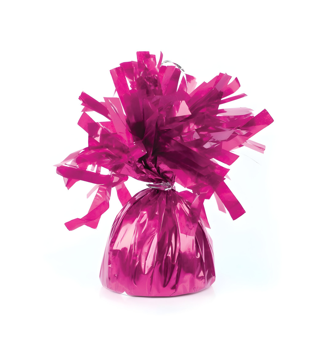 Tmavě růžové závaží na balónky