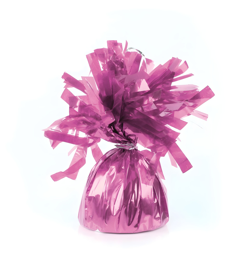 Růžové závaží na balónky