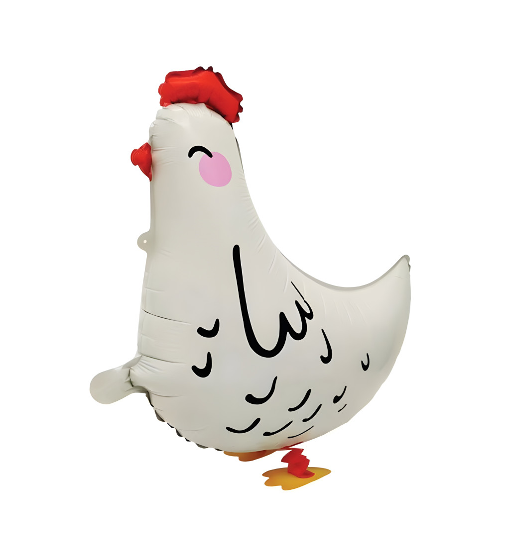 Chodící balónek – slepice