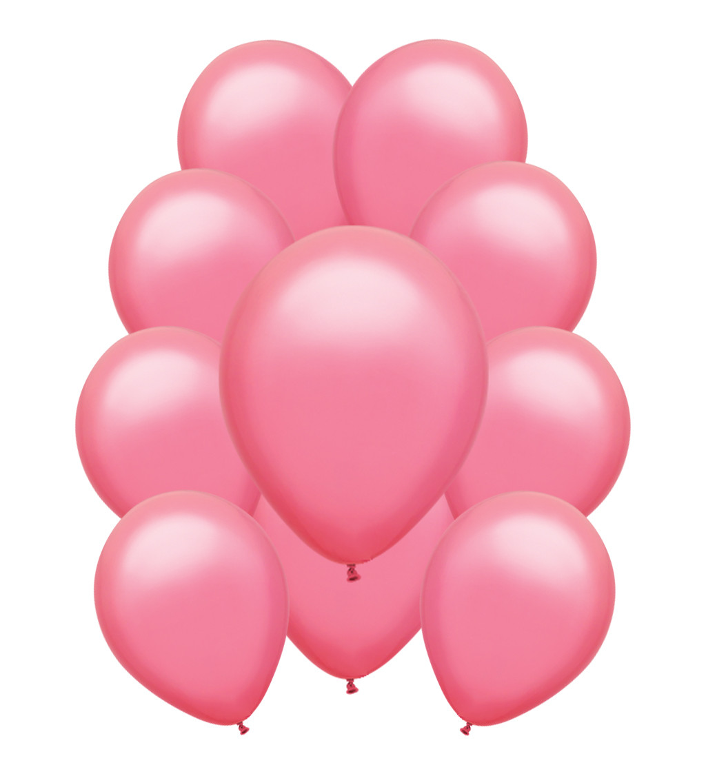 Světlé růžové pastelové latexové balónky – 10 ks