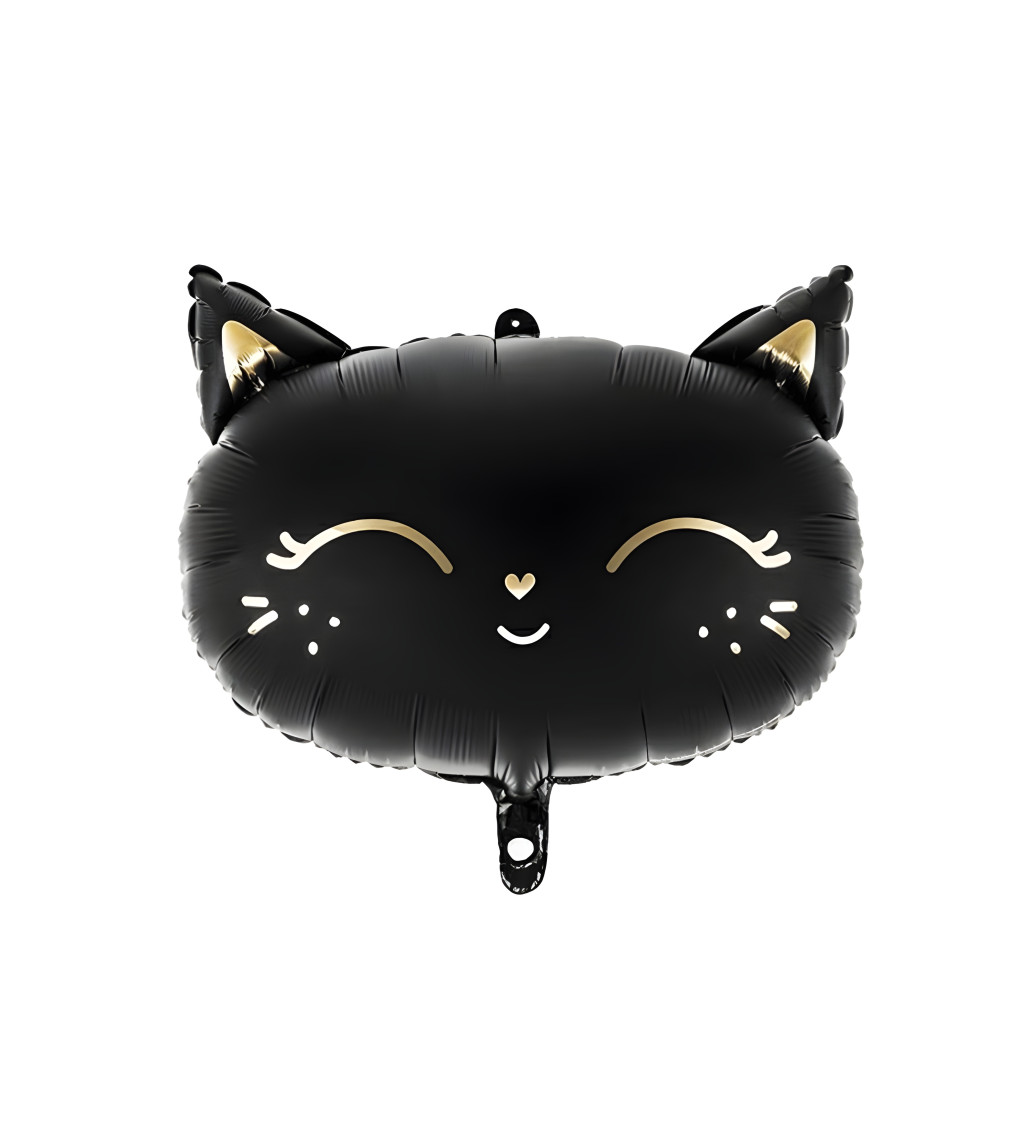 Fóliový balónek – Černá kočka