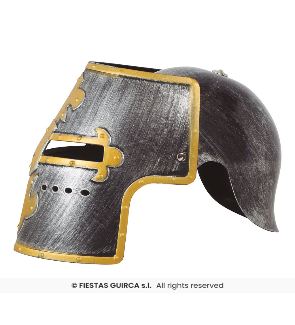 Středověká rytířská přilba