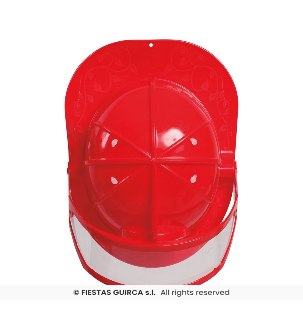 Hasičská přilba v americkém stylu