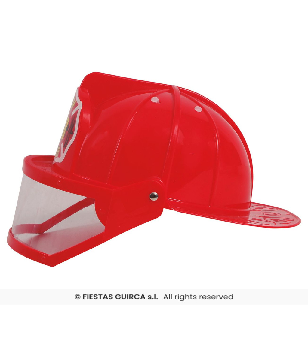 Hasičská přilba v americkém stylu