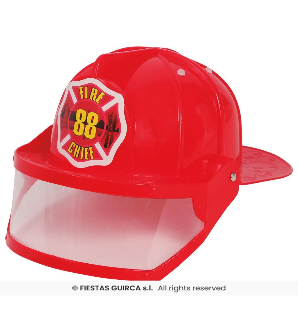 Hasičská přilba v americkém stylu