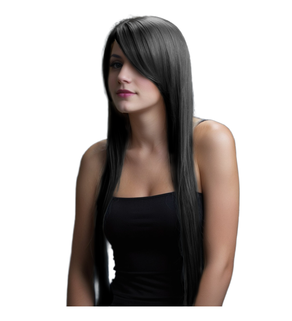 Valeria – přirozená černá dámská paruka