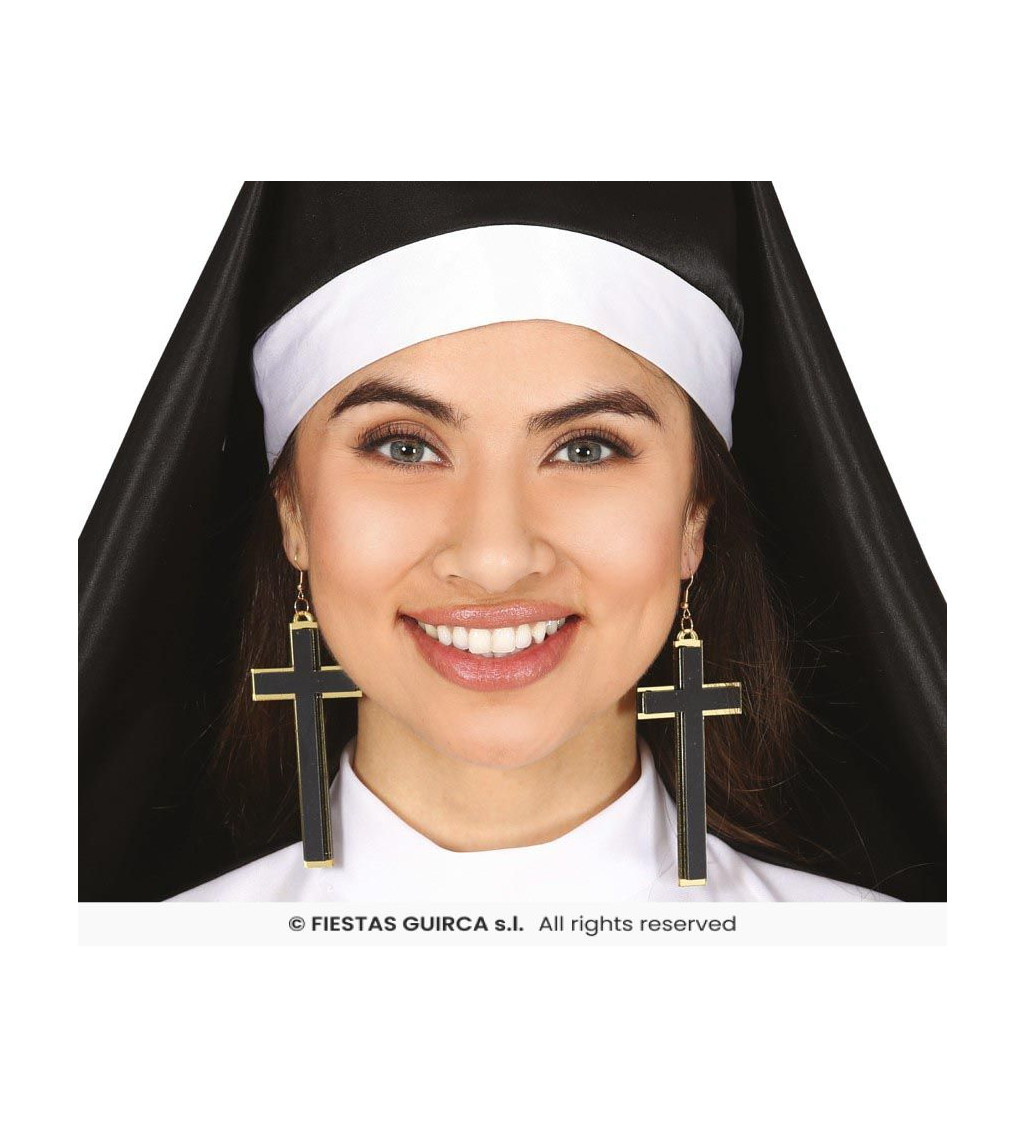 Gotické náušnice – křížky