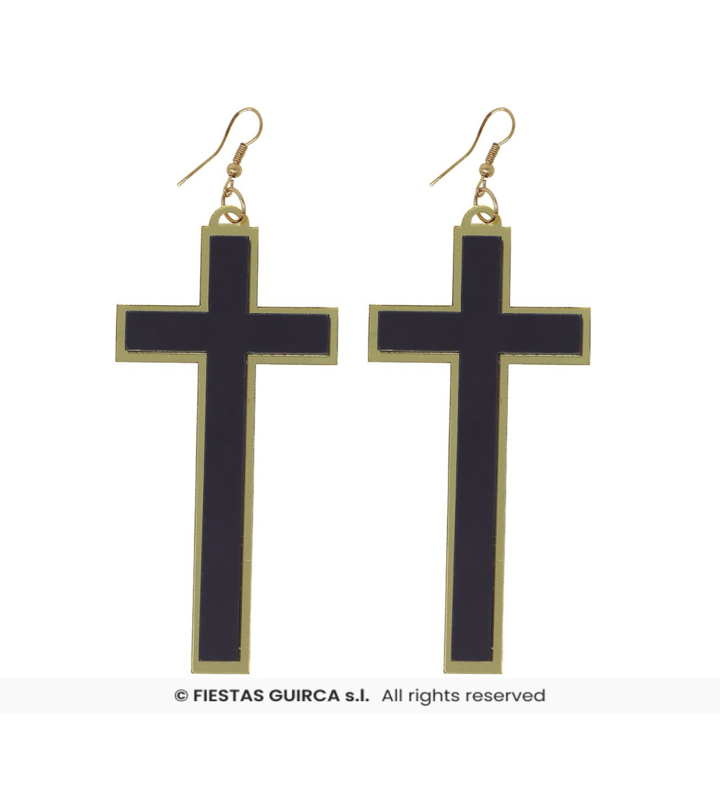 Gotické náušnice – křížky