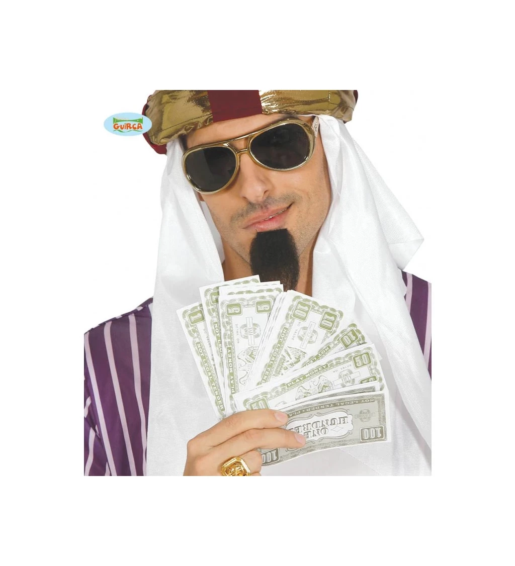 Sada falešných dolarových bankovek