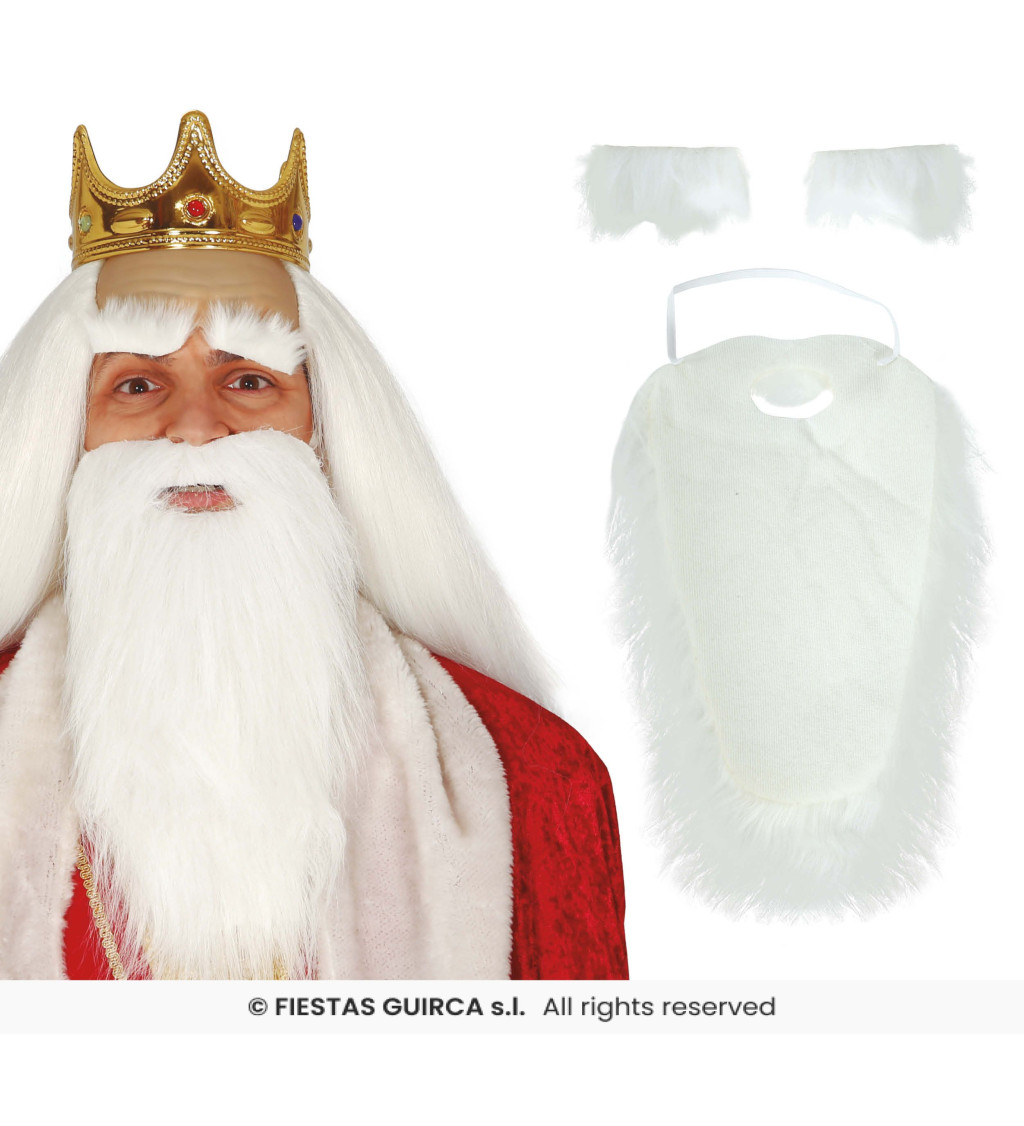 Bílé vousy pro Mikuláše a Santu