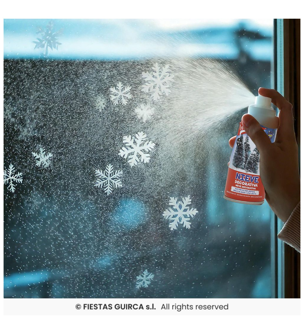 Dekorační sprej s umělým sněhem