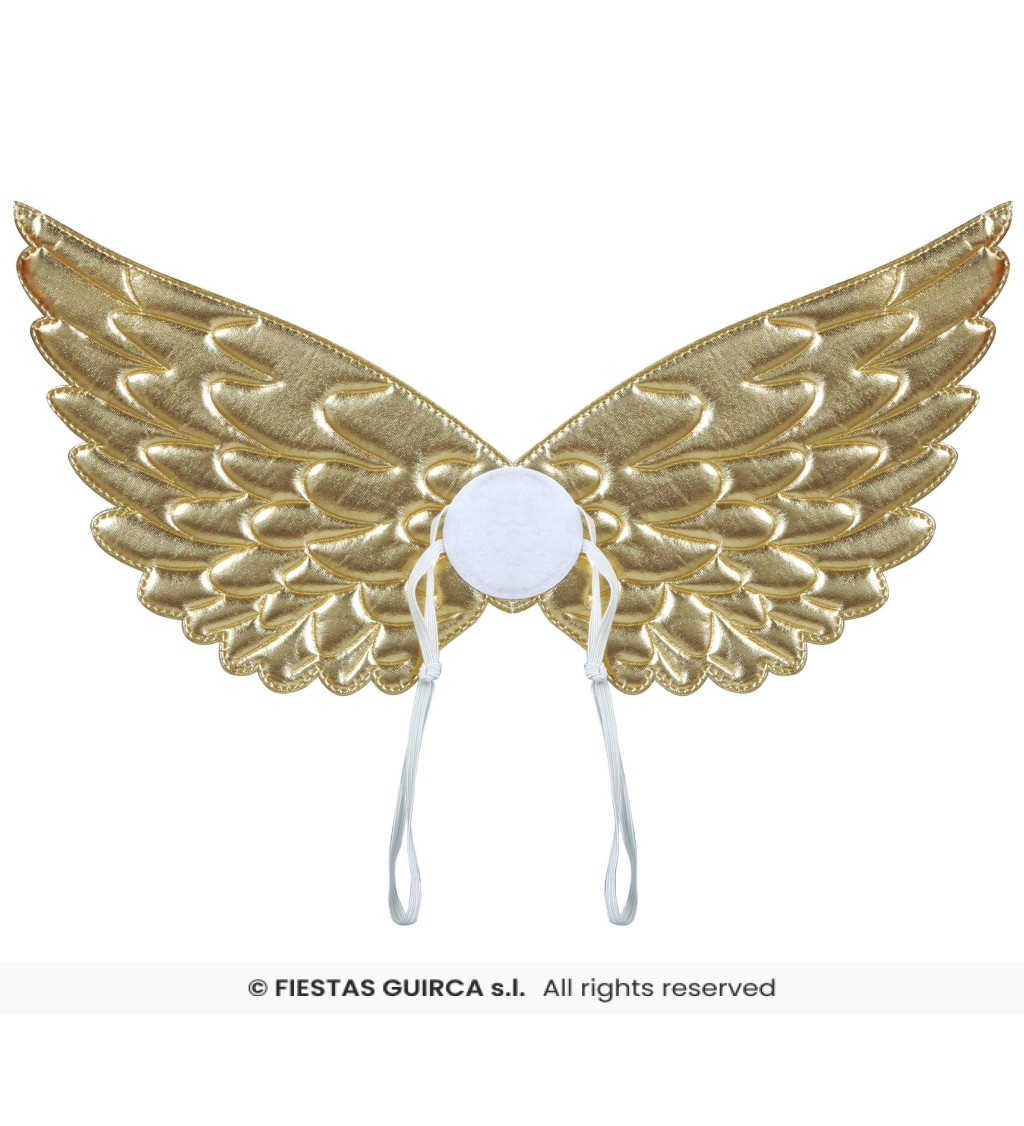 Zlatá křídla pro andělský vzhled