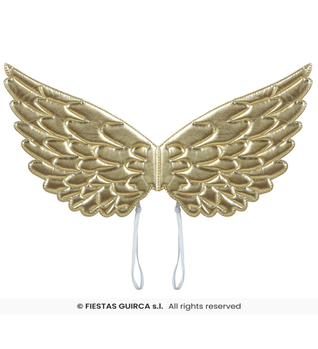 Zlatá křídla pro andělský vzhled