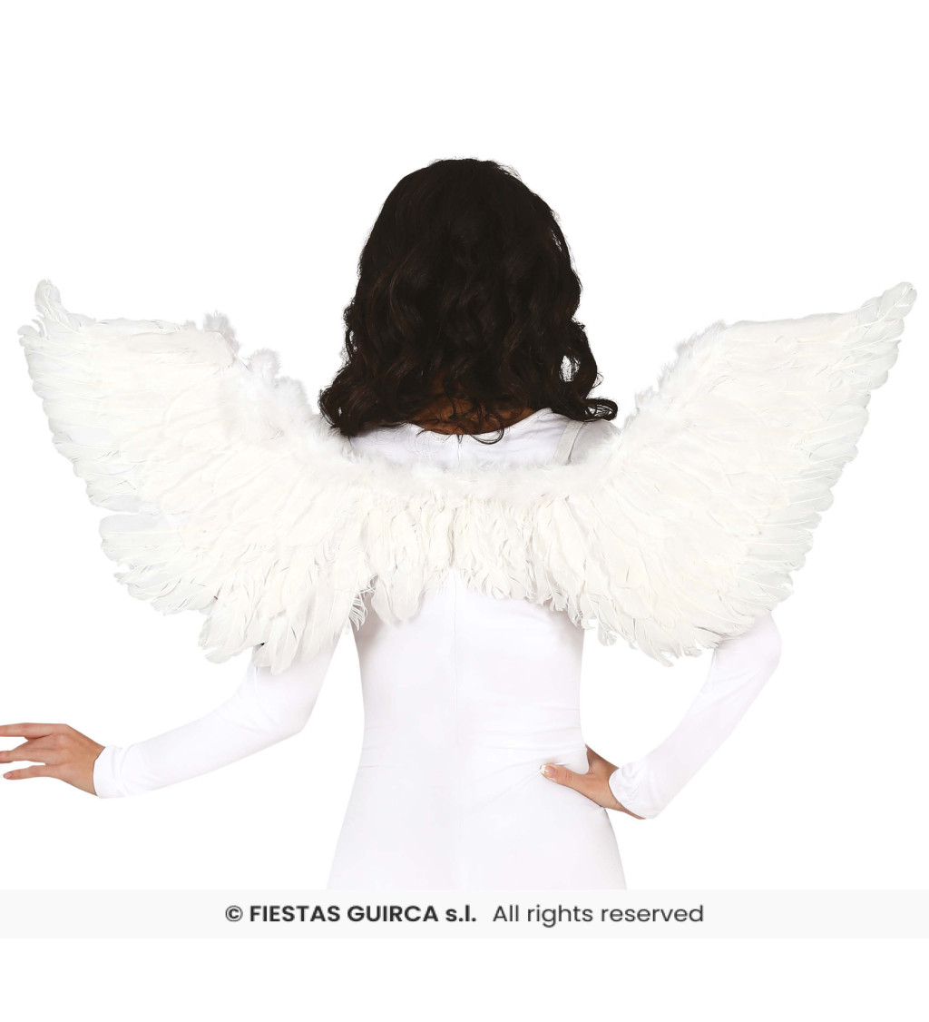 Velká bílá křídla pro anděla