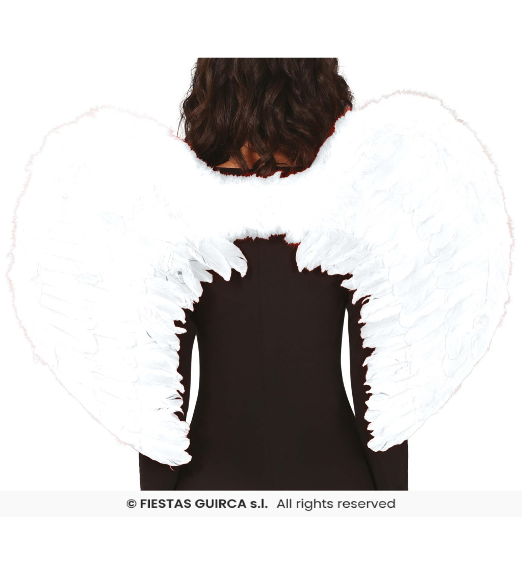 Křídla anděla – bílá 80×55 cm