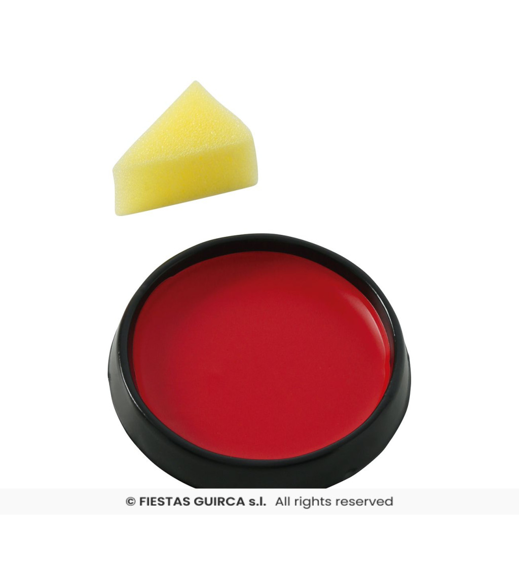 Červená barva na obličej