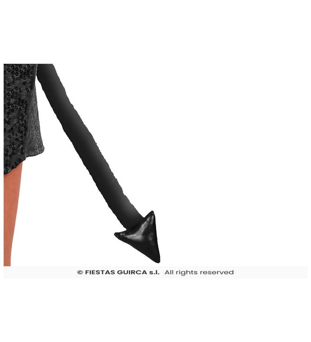 Černý ocásek k převleku