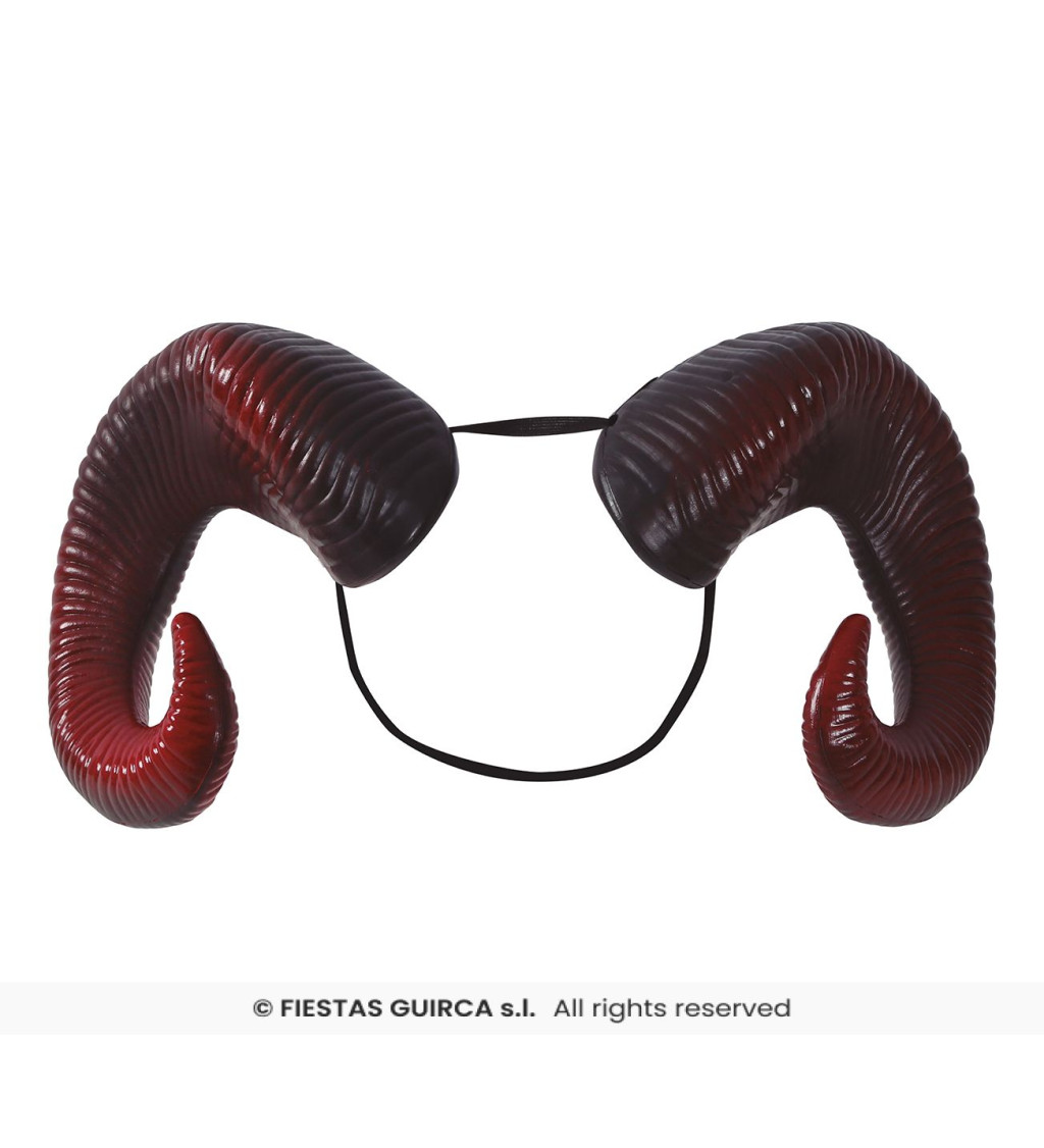 Kostýmové beraní rohy