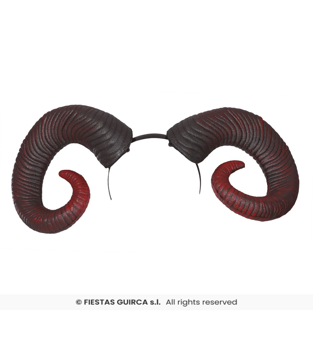 Kostýmové beraní rohy