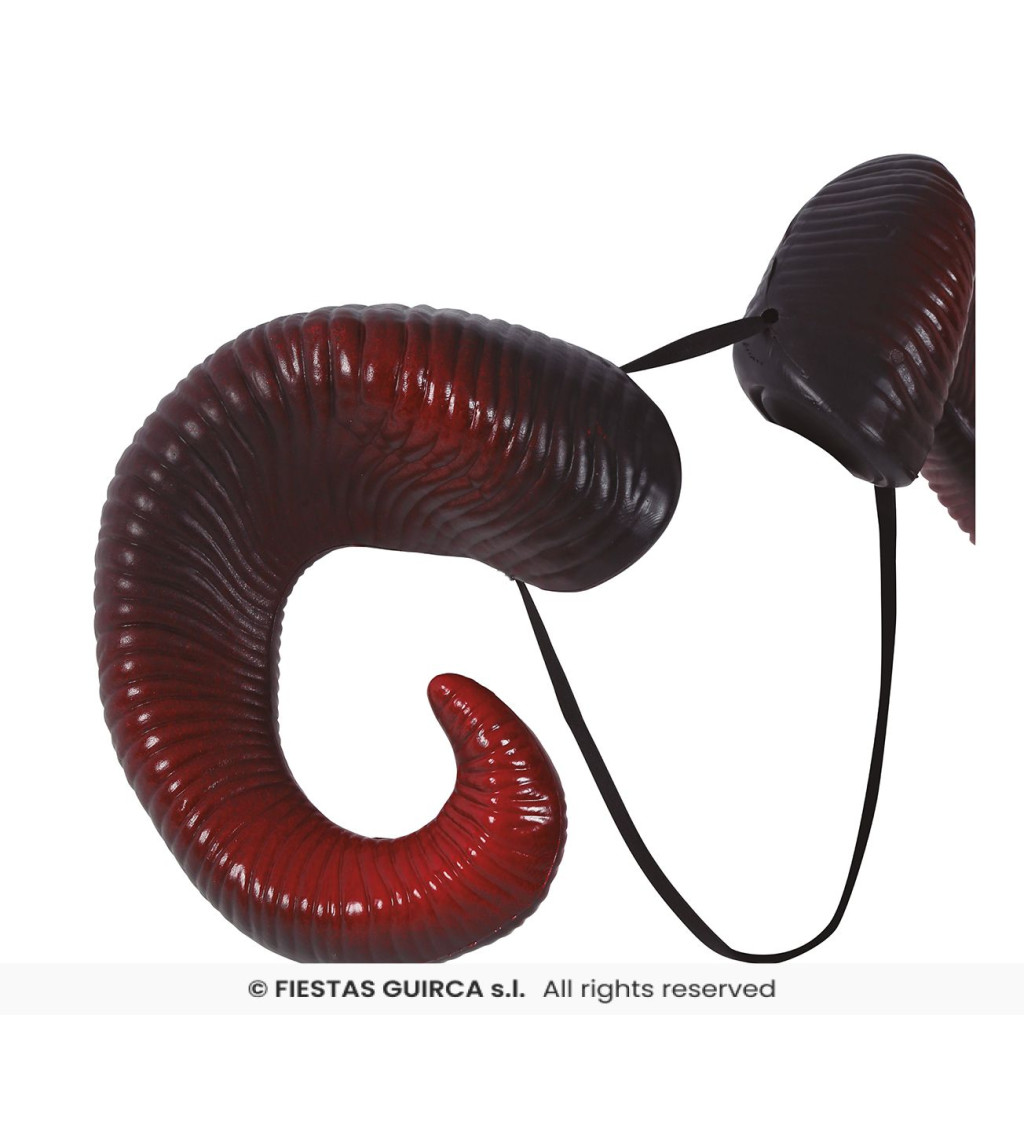 Kostýmové beraní rohy