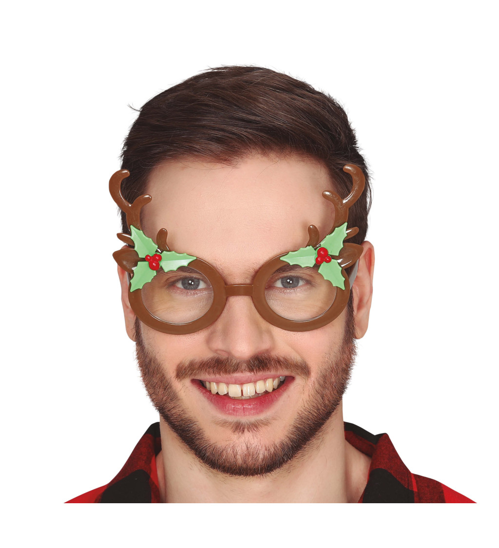 Brýle s motivem soba a jmelí