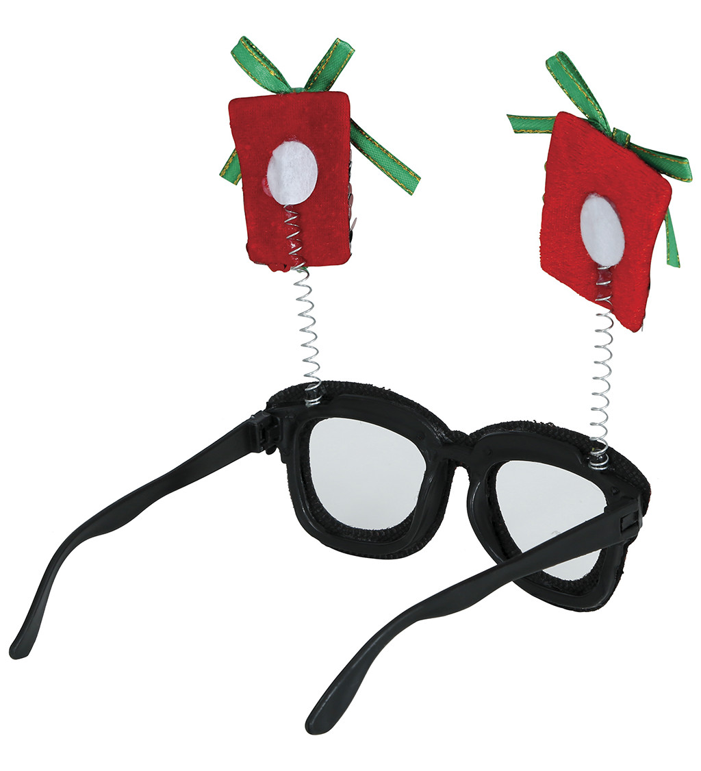 Brýle s vánočními dárky