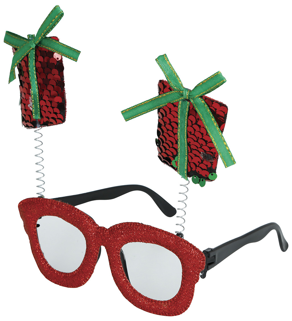 Brýle s vánočními dárky