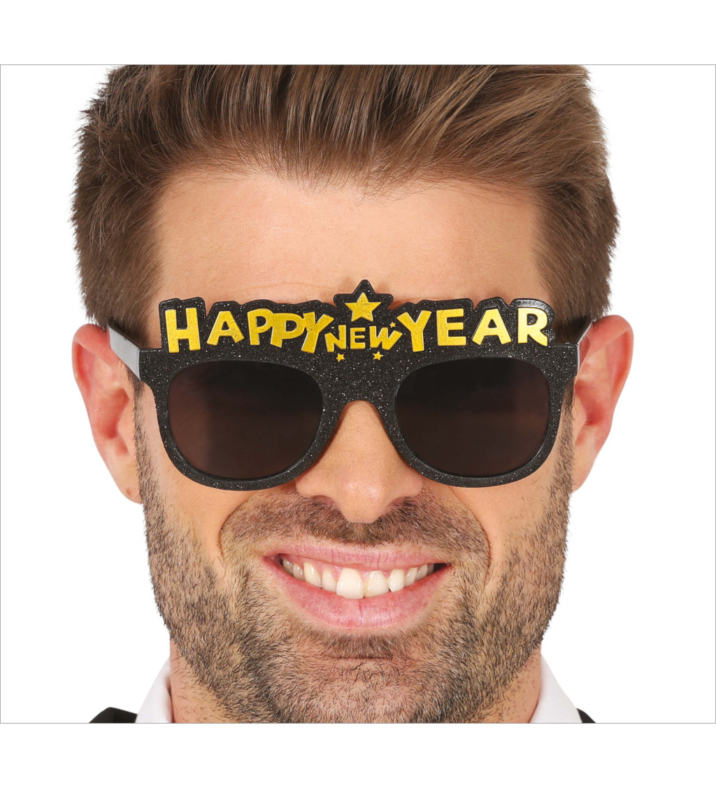 Novoroční brýle s nápisem Happy New Year