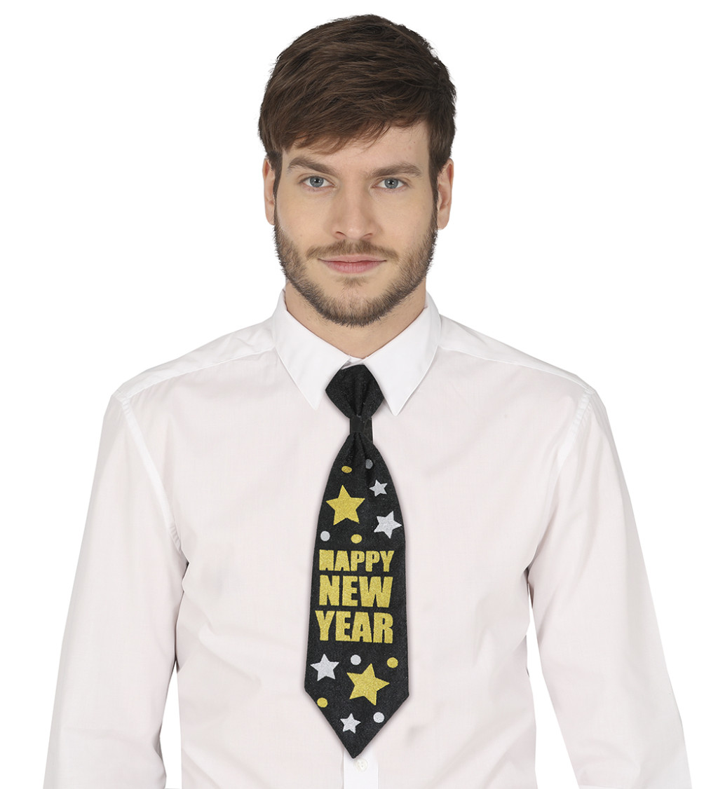 Party kravata Happy New Year