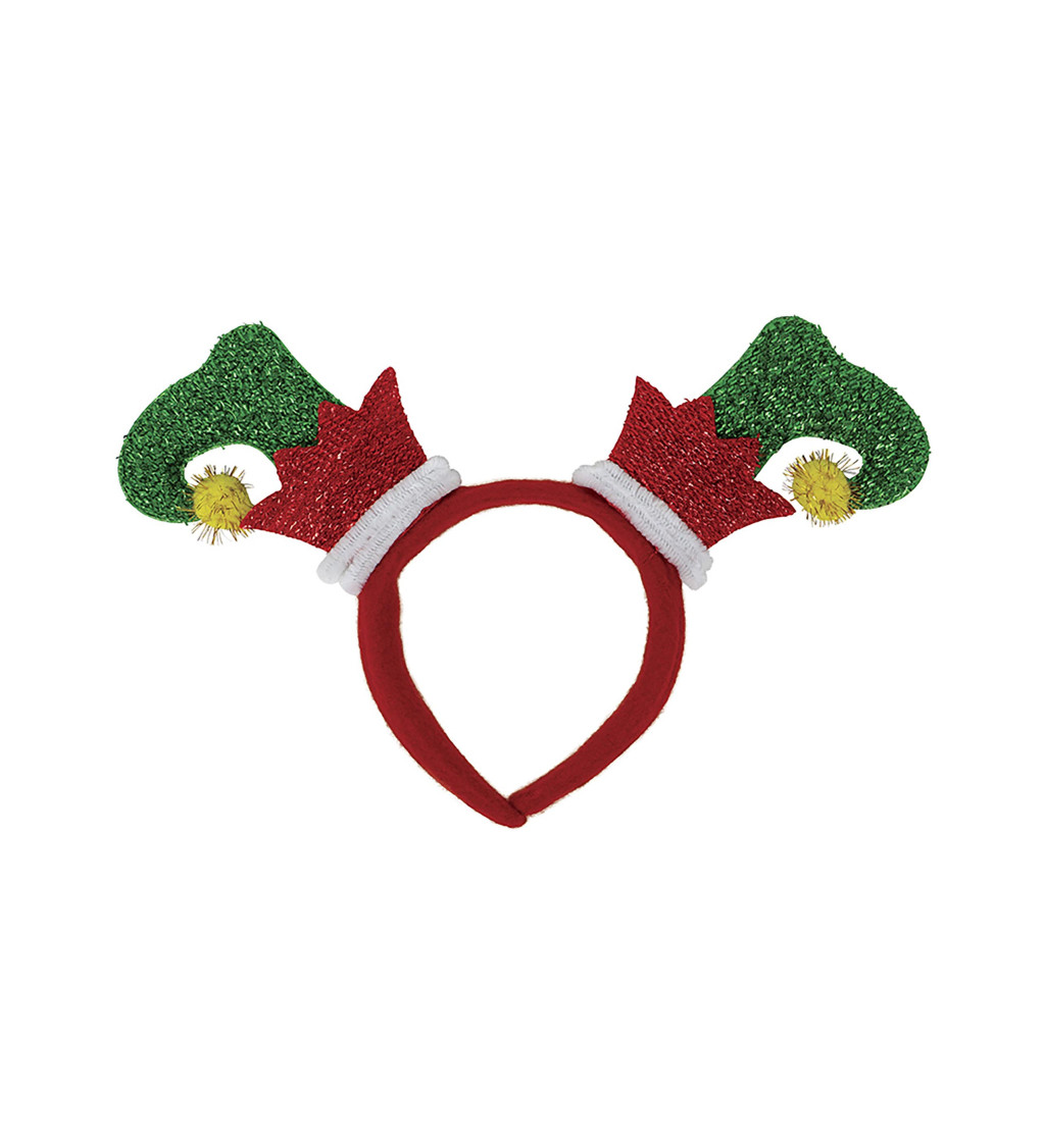 Čelenka se zimními elfími botami