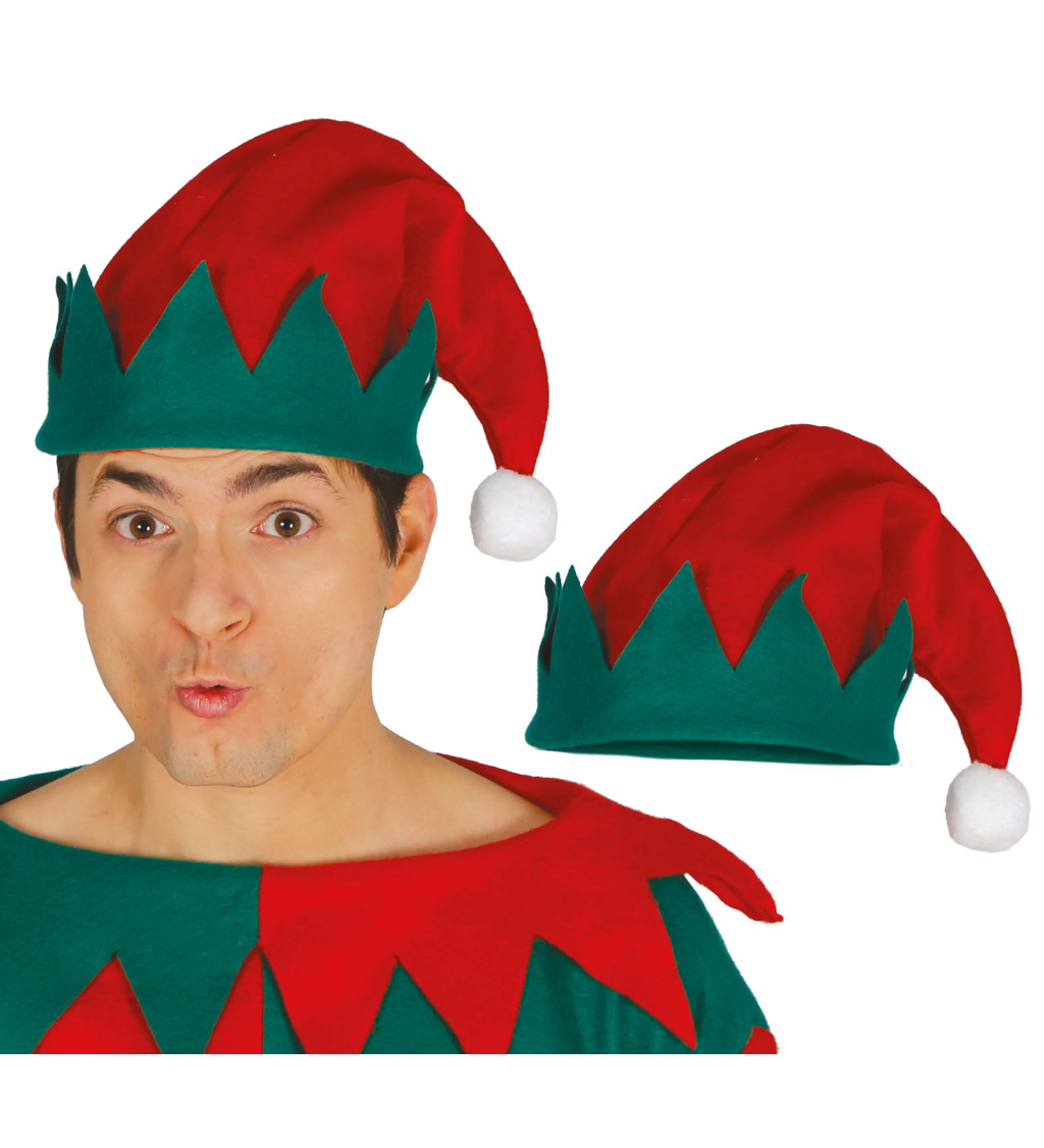 Veselá elfí čepice