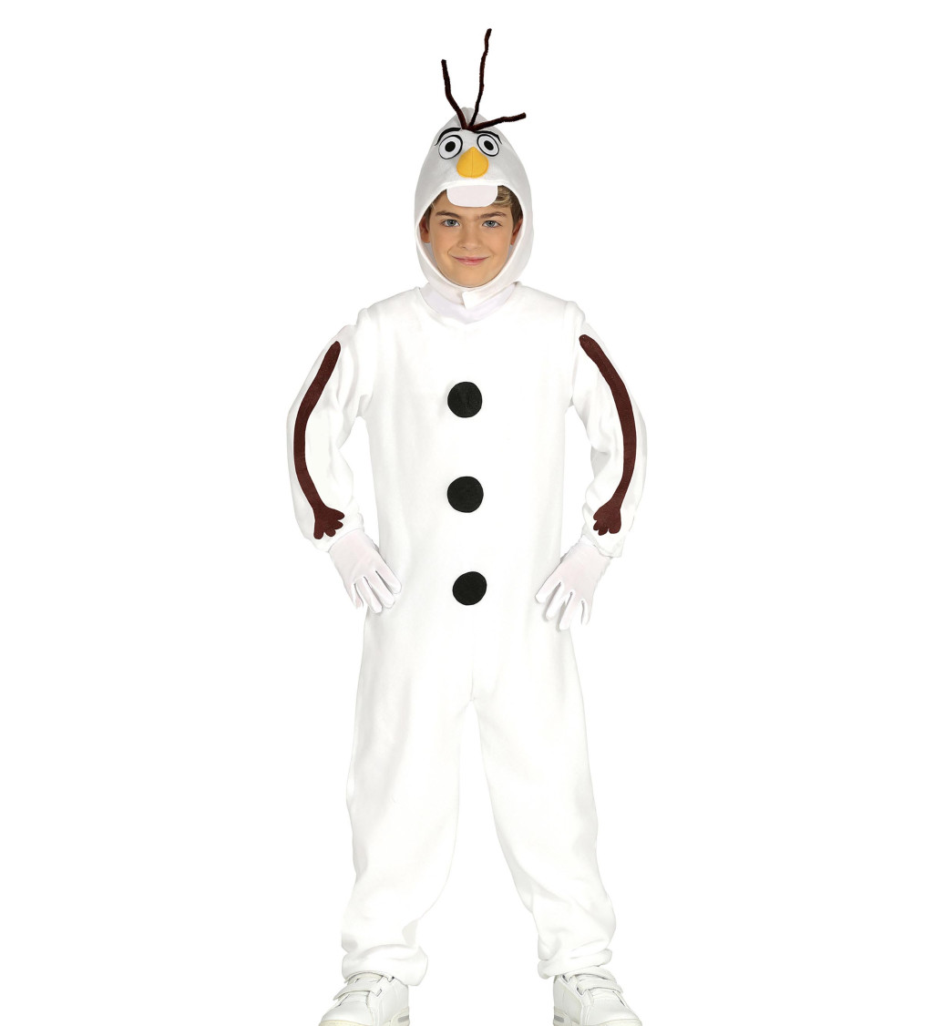 Dětský kostým sněhuláka