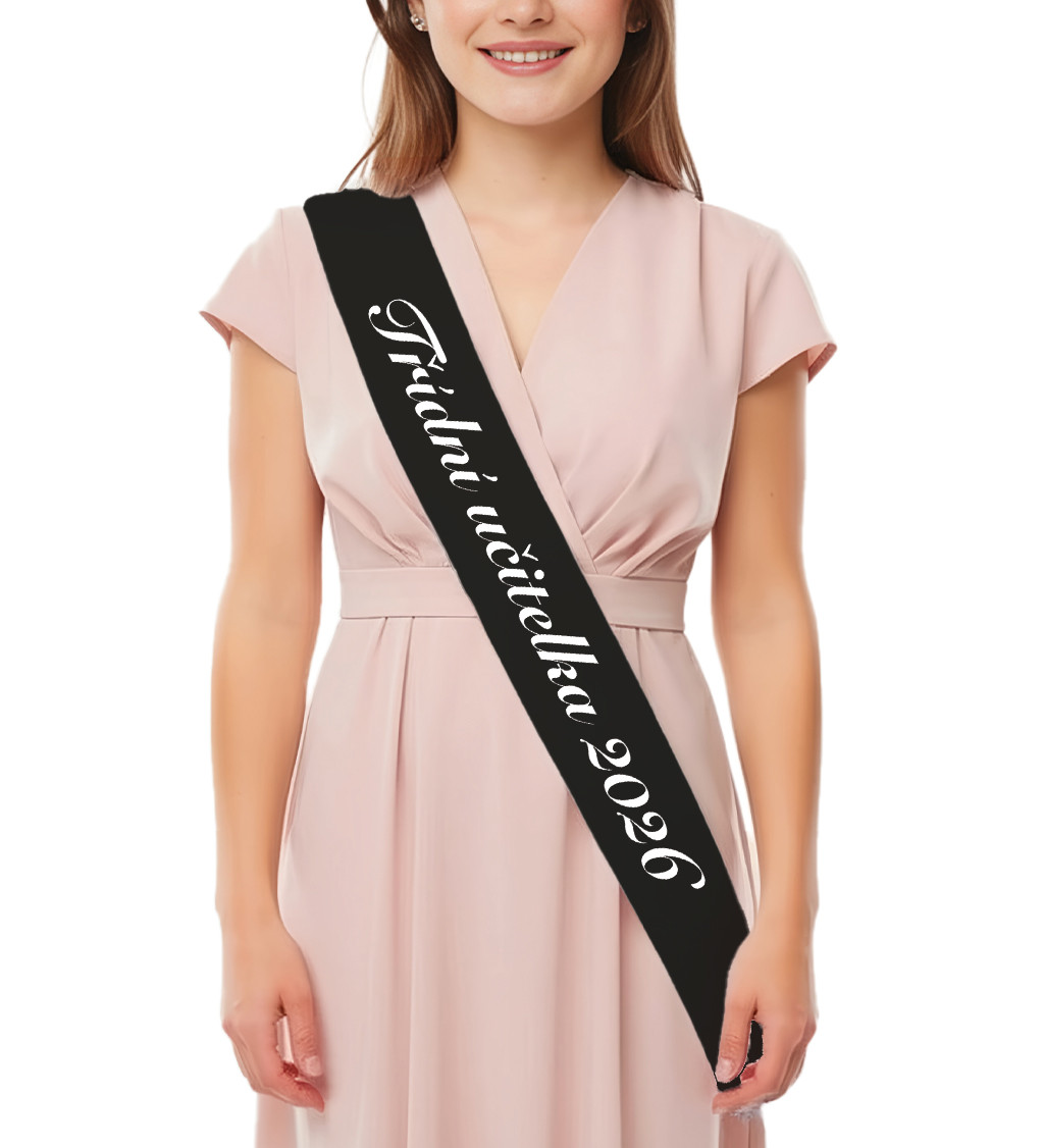 Šerpa s nápisem „Třídní učitelka 2026“