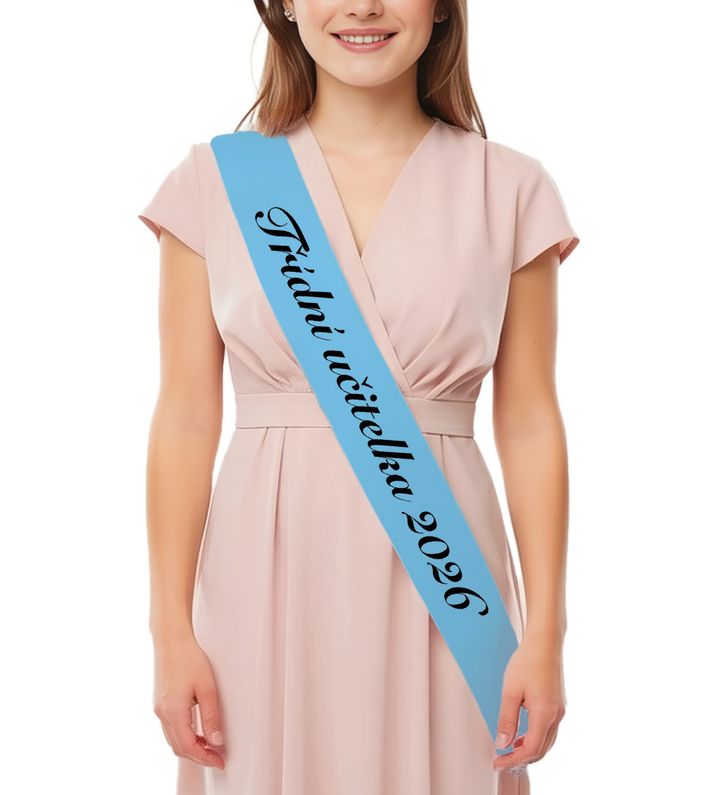 Šerpa s nápisem „Třídní učitelka 2026“