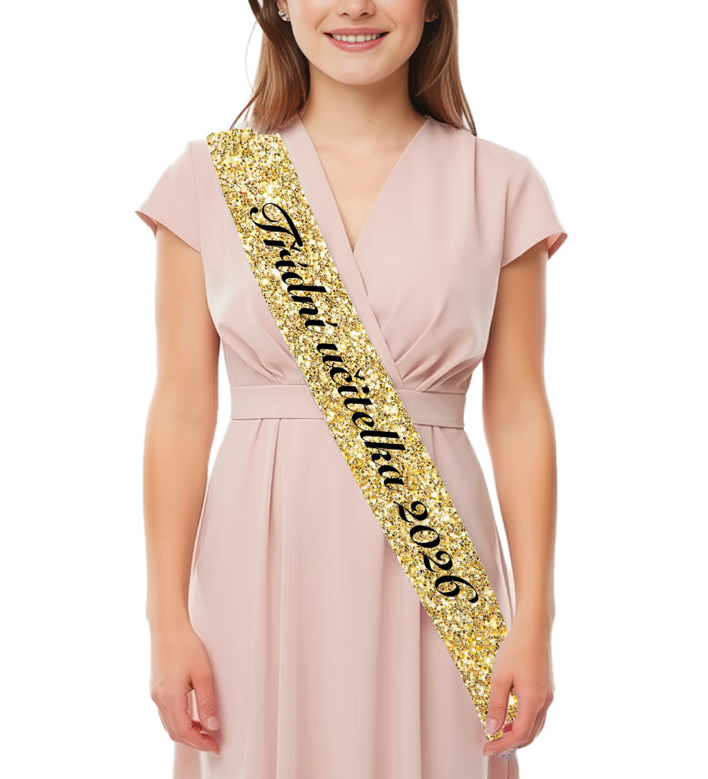 Šerpa s nápisem „Třídní učitelka 2026“