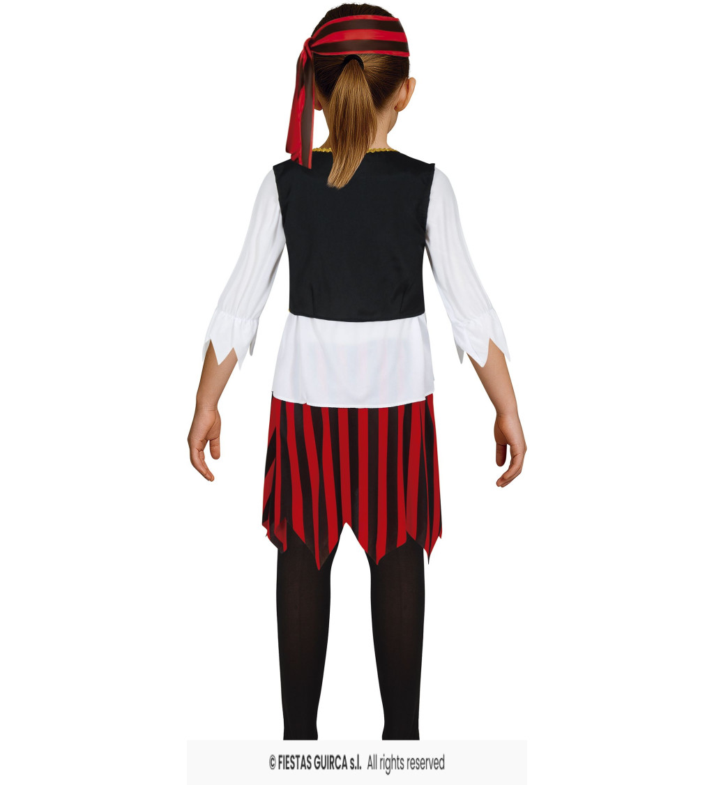 Kostým pro děti – pirátka