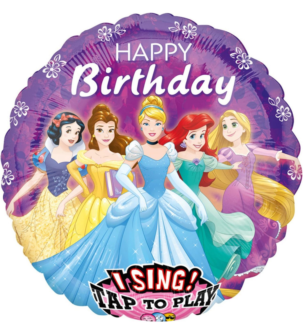 Zpívající balónek - princezny