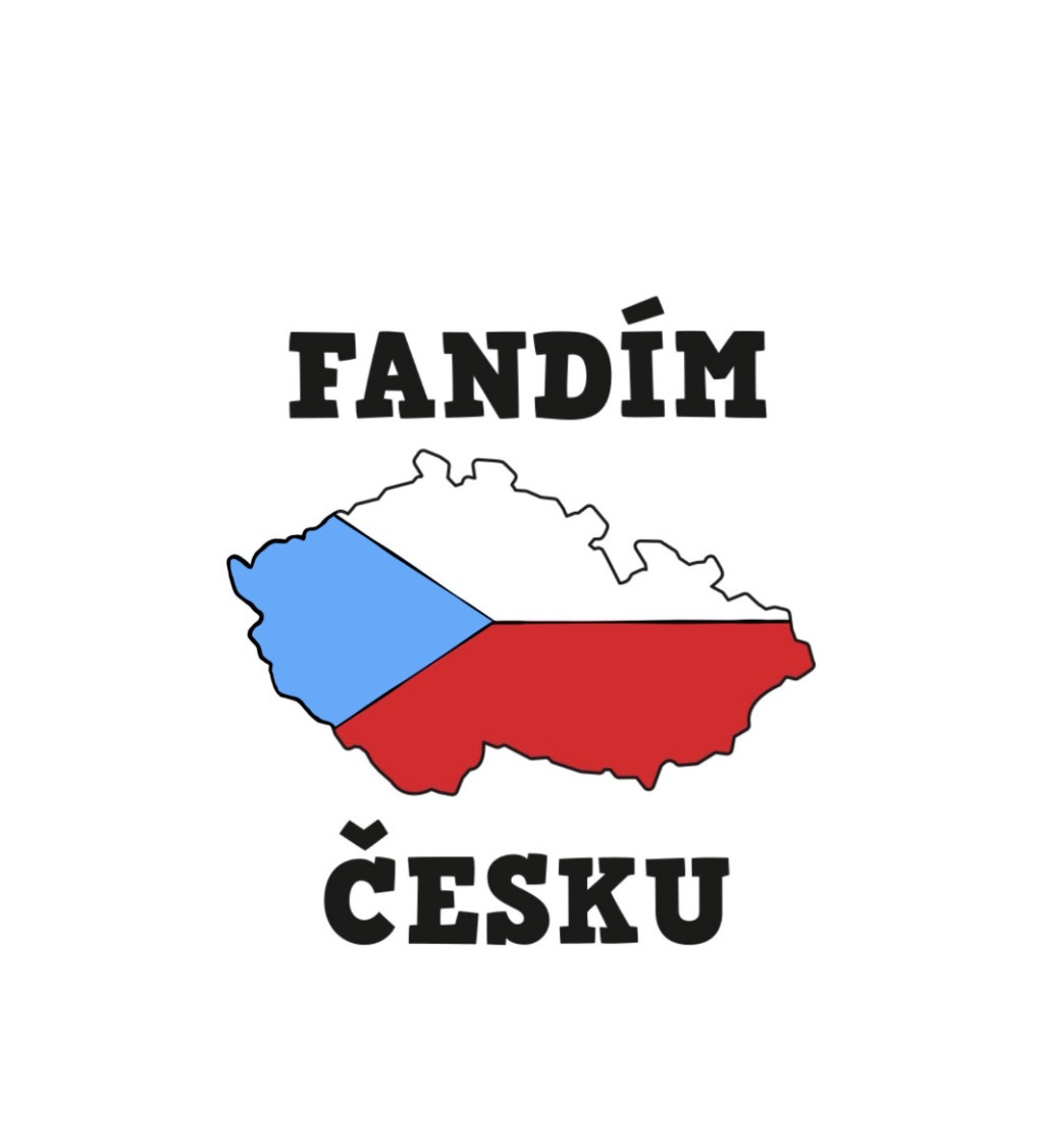 Fandím česku - Pánské triko