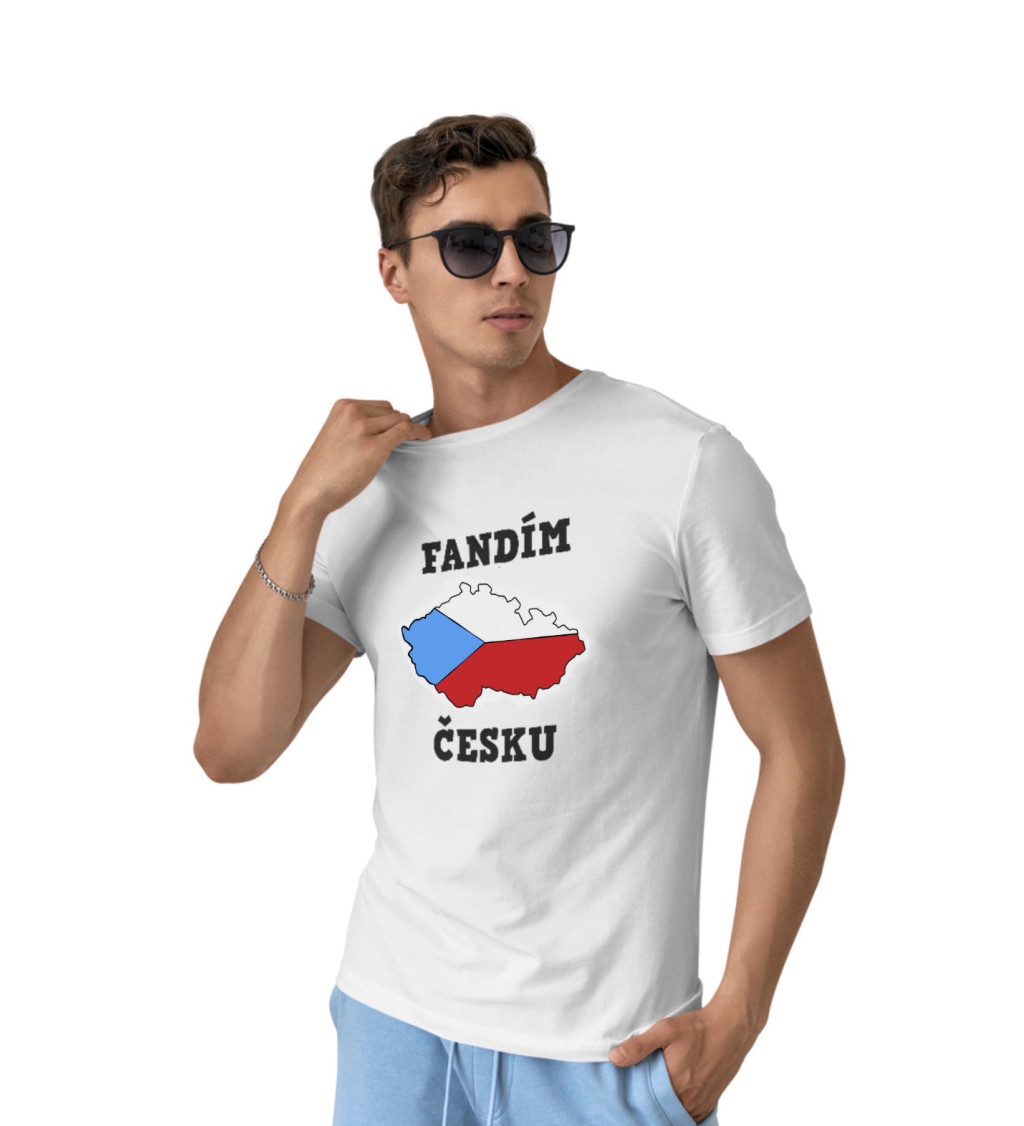 Fandím česku - Pánské triko