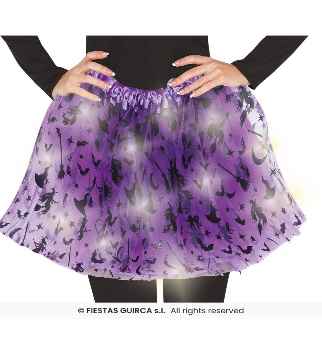 Čarodějnická sukně se světýlky