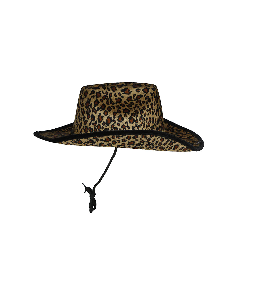 Kovbojský klobouk – leopard