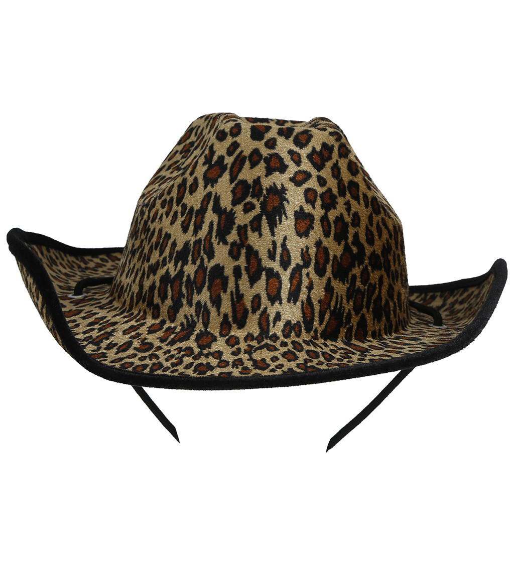 Kovbojský klobouk – leopard