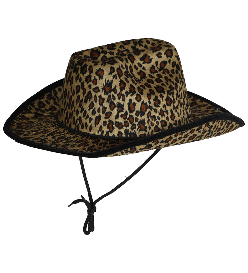 Kovbojský klobouk – leopard