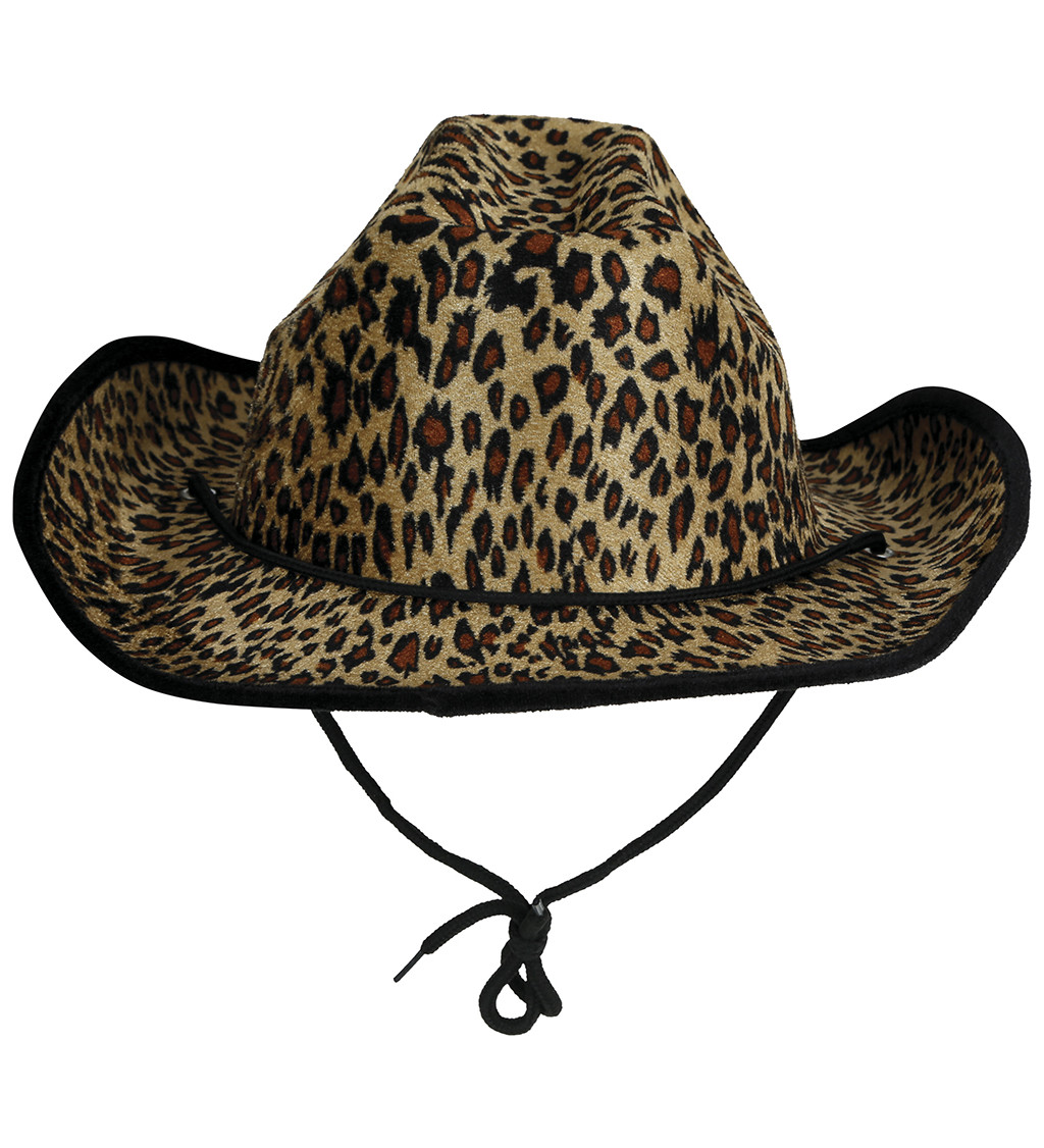 Kovbojský klobouk – leopard
