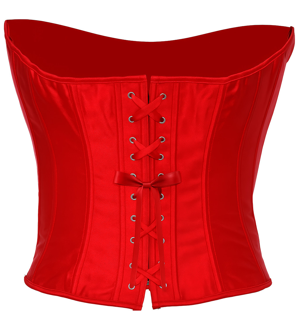 Červený svůdný korzet