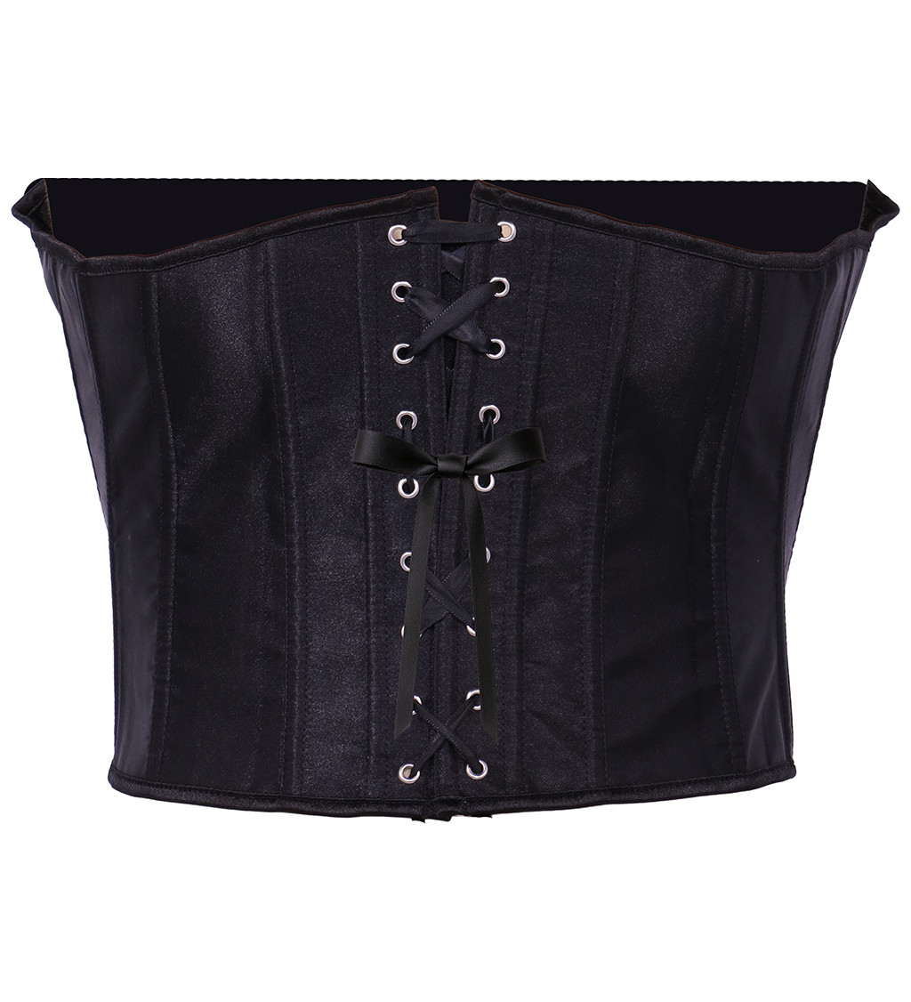 Černý korzetový top