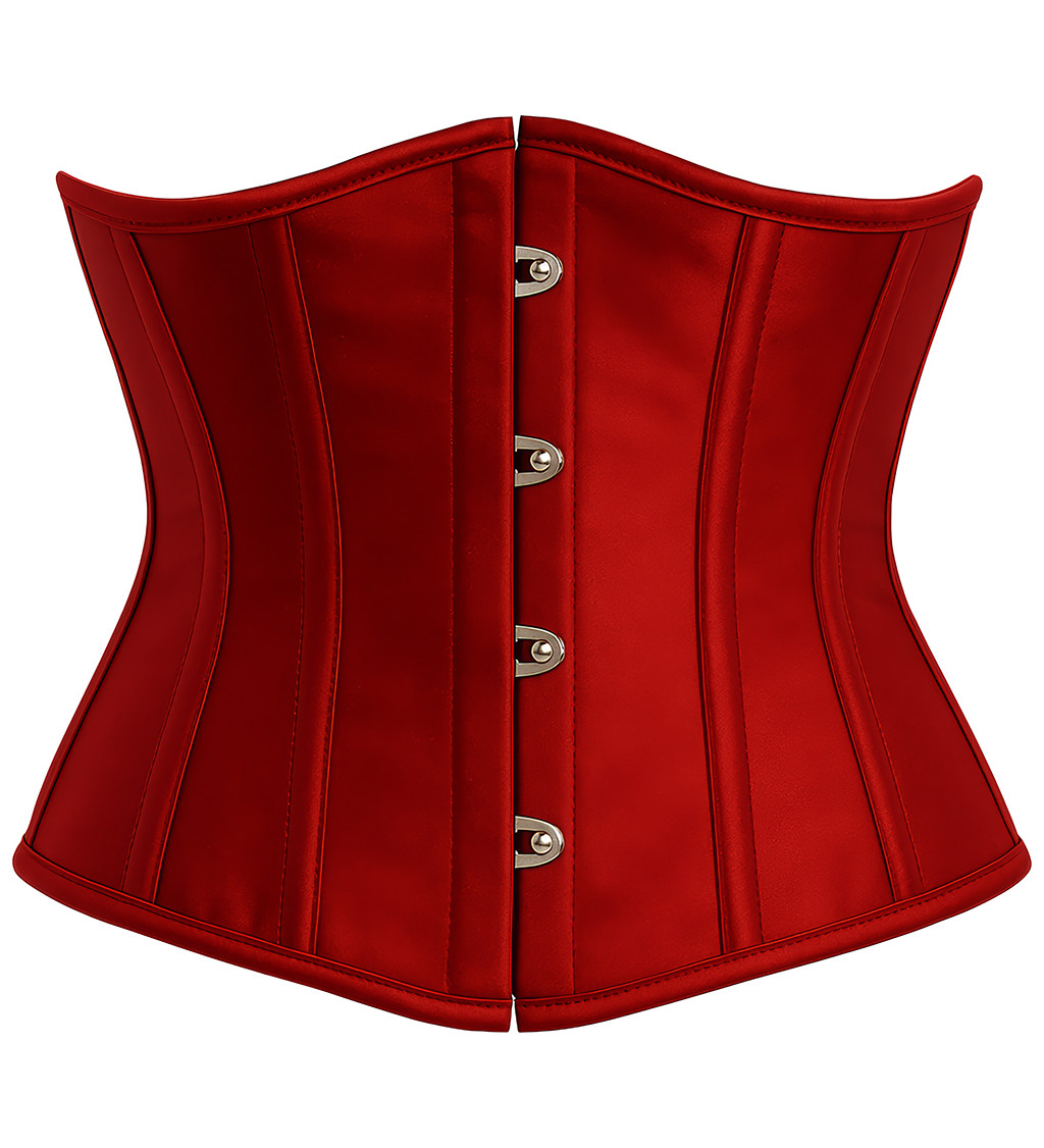 Červený korzetový top