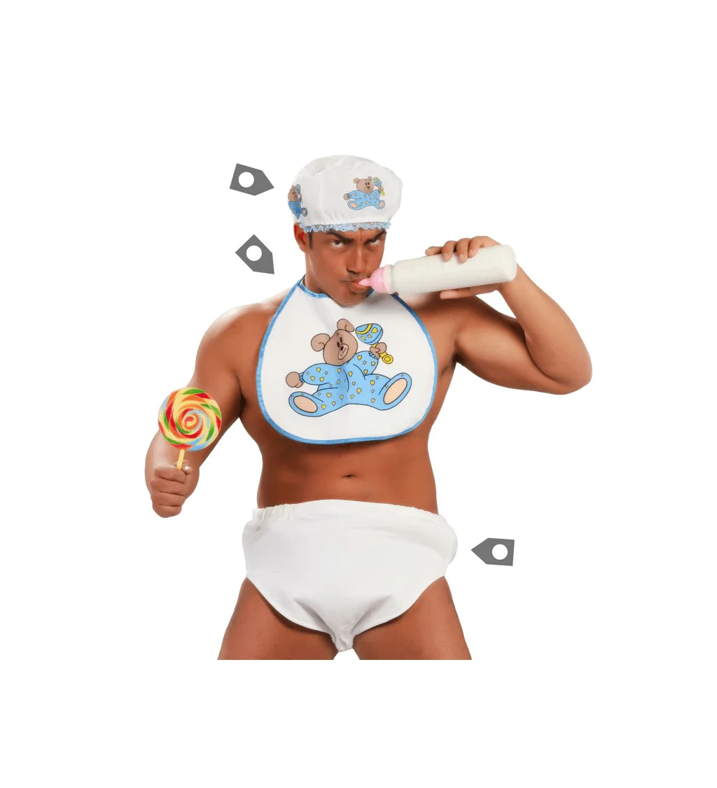 Vtipný baby set pro rozlučku